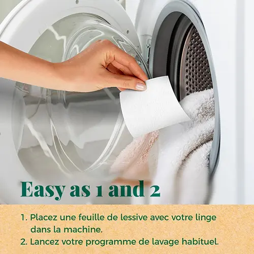 Miniature image article Lessive en feuille hydrosoluble, 20 lavages
